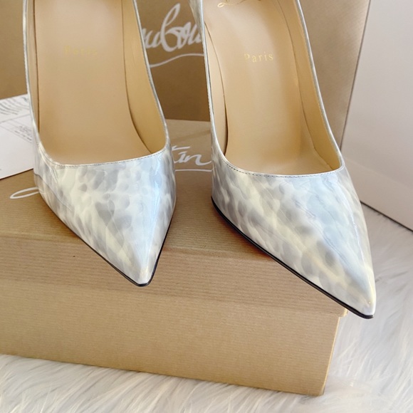 Christian Louboutin Kate 100 Patent Gigi Sz40 - Picture 5 of 7